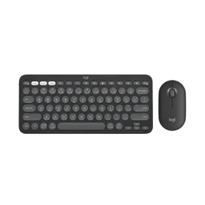 Logitech MK380s Pebble 2 Wireless Combo - Graphite, Arabic