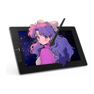 Veikk VK1200 Drawing Tablet - 11.6 Inch Full-Laminated Graphic Drawing Monitor, 2 Battery-Free Pen and Tilt Function