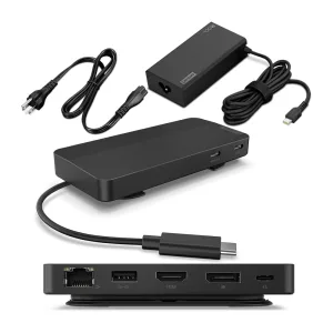 Lenovo USB-C Dual Display Dock with Power Adapter