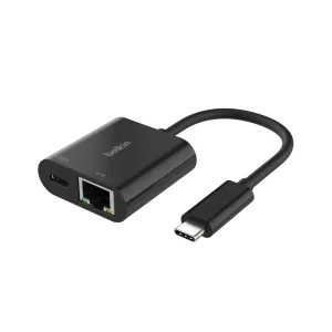Belkin CONNECT USB-C to Ethernet + Charge Adapter 100W