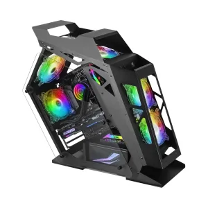 Mars Gaming MC61 Premium Micro-ATX Case - Black