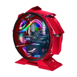 Mars Gaming MCORB Premium Custom Micro-ATX Case – Red Limited Edition
