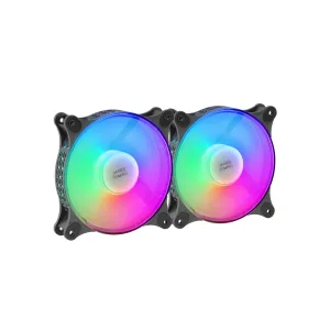 Mars Gaming MFDuo 12CM 2XFan Kit – Ultra-Silent FRGB Cooling Power
