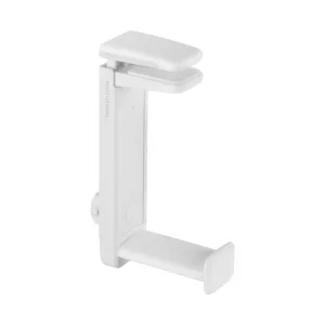 Mars Gaming MHH2 2-in-1 Headset Holder + Stand – White