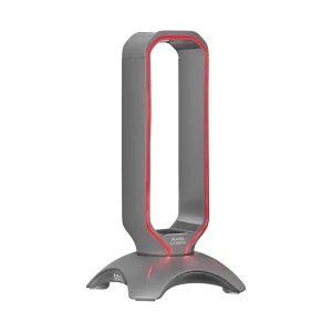 Mars Gaming MHHX 2-in-1 RGB Flow Headset Holder – Graphite