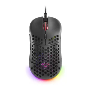 Mars Gaming MM55 Black Mouse – Ultra-Lightweight Precision