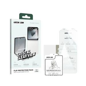 Green Lion Flip Protection Pack for Z Flip 6 - Clear