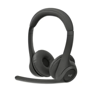 Logitech ZONE 305 Noise-Canceling Mic Wireless Bluetooth Headset – Black