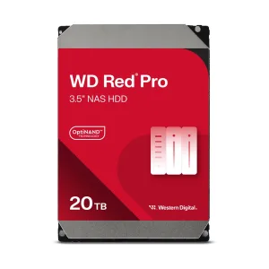 WD Red Pro 20TB NAS Internal HDD – 7200 RPM, SATA 6 Gb/s