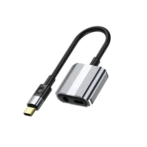 GREENLION USB-C 2 IN 1 Splitter Adapter (USB-C + AUX)