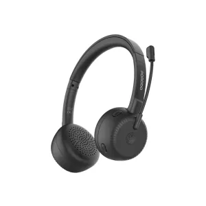 PORODO OFFICE BT WIRELESS HEADSET 20W – Black